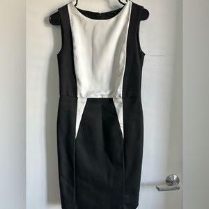 BEYMEN STUDIO Black and white sophisticated dress